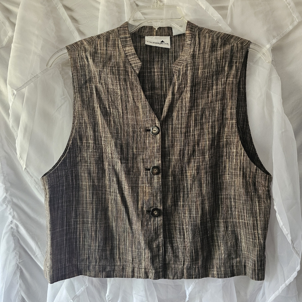 Liz Claiborne - Vintage Linen Vest